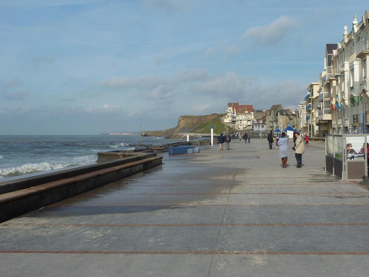 Appartement Wimereux - Opaalkust Met Frontaal Zeezicht Exteriér fotografie